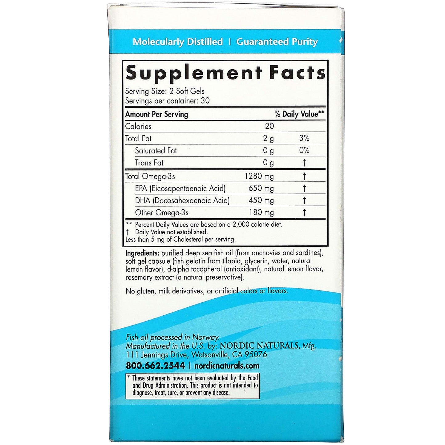 Ultimate Omega, Lemon, 640 mg | Nordic Naturals