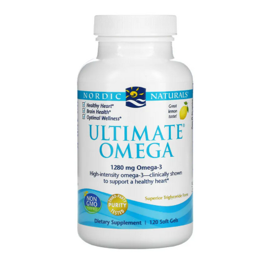 Ultimate Omega, Lemon, 640 mg | Nordic Naturals